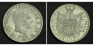 5 Lira 義大利王國 (拿破崙時代) (1805 - 1814) 銀 拿破仑一世(1769 - 1821)