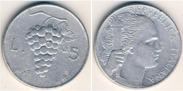 5 Lira 意大利 铝 