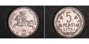 5 Litas Lituanie (1991 - ) Argent 