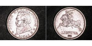 5 Litas Lituanie (1991 - ) Argent 