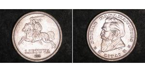 5 Litas Lituanie (1991 - ) Argent 