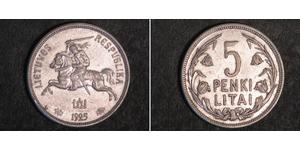 5 Litas Lituania (1991 - ) Argento 