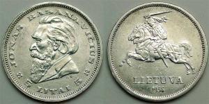 5 Litas Lituania (1991 - ) Plata 