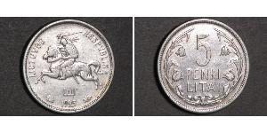 5 Litas Lithuania (1991 - ) Silver 