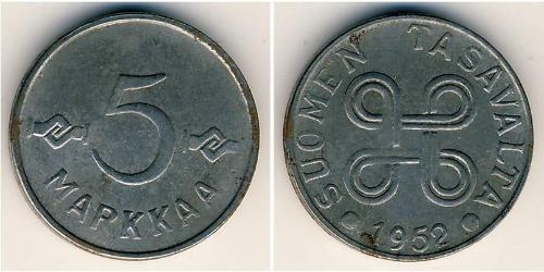 5 Mark Finlandia (1917 - ) Acero 