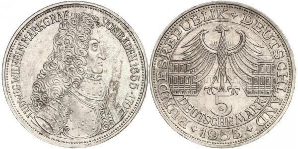 5 Mark Allemagne Argent 