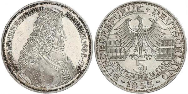 5 Mark Allemagne Argent 