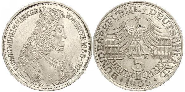 5 Mark Allemagne Argent 