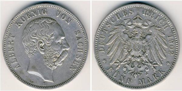 5 Mark Allemagne Argent 