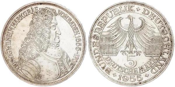 5 Mark Allemagne Argent 