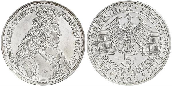 5 Mark Allemagne Argent 