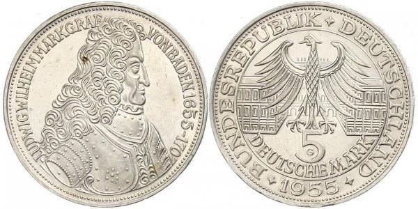 5 Mark Allemagne Argent 