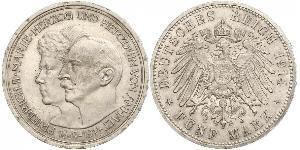 5 Mark Anhalt-Dessau (1603 -1863) Argent Frédéric II d