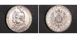 5 Mark Royaume de Prusse (1701-1918) Argent Wilhelm II, German Emperor (1859-1941)