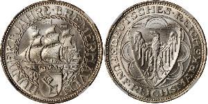 5 Mark République de Weimar (1918-1933) Argent 