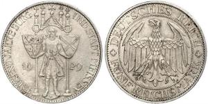 5 Mark République de Weimar (1918-1933) Argent 