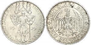 5 Mark République de Weimar (1918-1933) Argent 