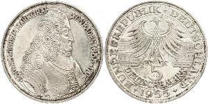 5 Mark Germania Argento 