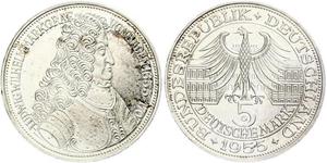 5 Mark Germania Argento 