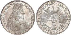 5 Mark Germania Argento 