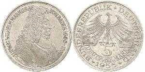 5 Mark Germania Argento 