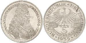 5 Mark Germania Argento 