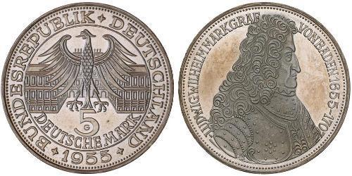 5 Mark Germania Argento 