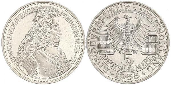 5 Mark Germania Argento 