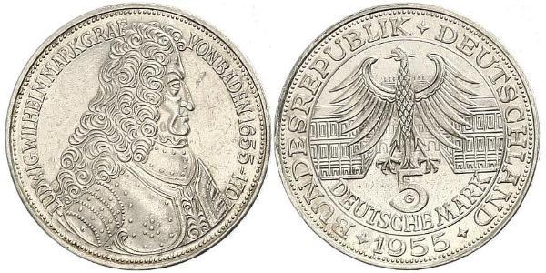 5 Mark Germania Argento 
