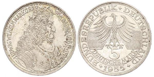 5 Mark Germania Argento 