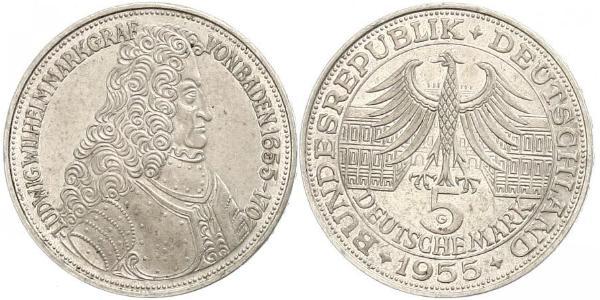 5 Mark Germania Argento 