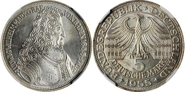 5 Mark Germania Argento 