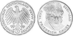 5 Mark Germania Ovest (1949-1990) Argento 