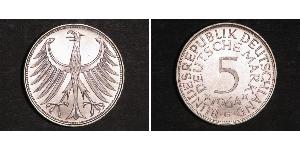 5 Mark Germania Ovest (1949-1990) Argento 