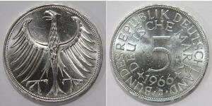 5 Mark Germania Ovest (1949-1990) Argento 