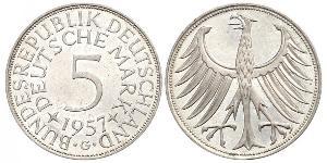 5 Mark Germania Ovest (1949-1990) Argento 