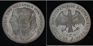 5 Mark Germania Ovest (1949-1990) Argento 