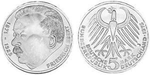 5 Mark Germania Ovest (1949-1990) Argento 