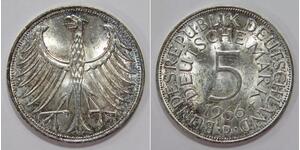 5 Mark Germania Ovest (1949-1990) Argento 
