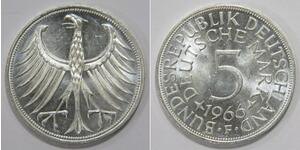 5 Mark Germania Ovest (1949-1990) Argento 