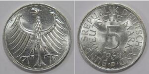 5 Mark Germania Ovest (1949-1990) Argento 