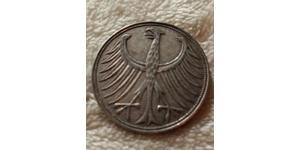 5 Mark Germania Ovest (1949-1990) Argento 