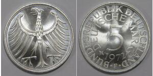 5 Mark Germania Ovest (1949-1990) Argento 