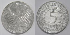 5 Mark Germania Ovest (1949-1990) Argento 