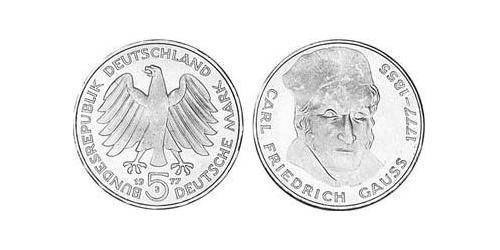 5 Mark Germania Ovest (1949-1990) Argento 