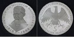 5 Mark Repubblica di Weimar (1918-1933) Argento 