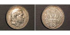5 Mark Repubblica di Weimar (1918-1933) Argento Paul von Hindenburg