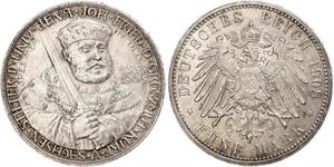 5 Mark Sassonia-Weimar-Eisenach (1809 - 1918) Argento 