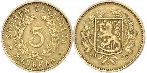 5 Mark Finland (1917 - ) Brass 