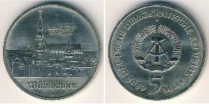 5 Mark German Democratic Republic (1949-1990) Copper/Nickel 